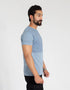 TEXTURED PANELLED T-SHIRT